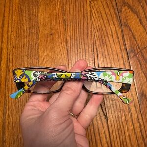 Vera Bradley Calypso Readers 2.00+ Eyeglass Frames Floral Retro Tortoise